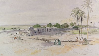 The Wadi, Es-Sioot, Egypt, 1854 by Edward Lear